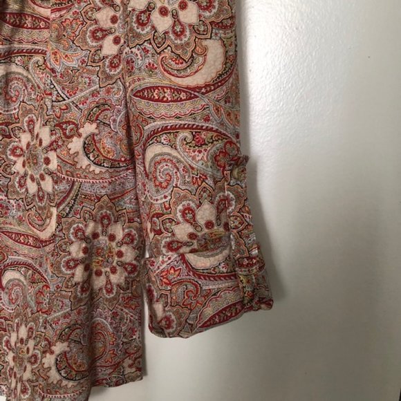 Zara Women's Paisley Blouse - Picture 6 of 6